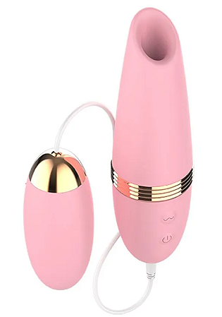 Lilo Shape of Love Cápsula Vibratória com Bullet e Sucção – Acessório Íntimo | Vip Mix