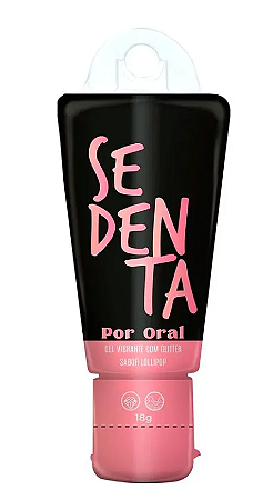 Sedenta por Oral Gel Comestível com Glitter 18 g – Cosmético Íntimo Beijável | Pepper Blend
