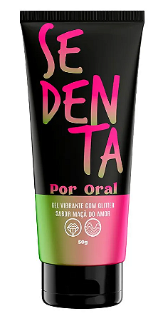 Sedenta por Oral Gel Comestível com Glitter 50 g – Cosmético Íntimo Beijável | Pepper Blend