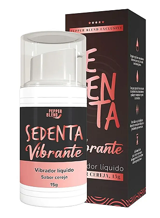 Sedenta Vibrante Gel Comestível 15 g – Cosmético Íntimo Beijável | Pepper Blend