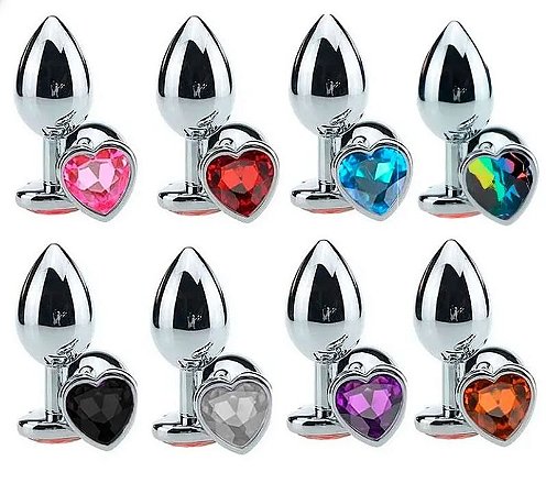 Plug Anal Médio em Formato Coração – Acessório Íntimo | MyVib