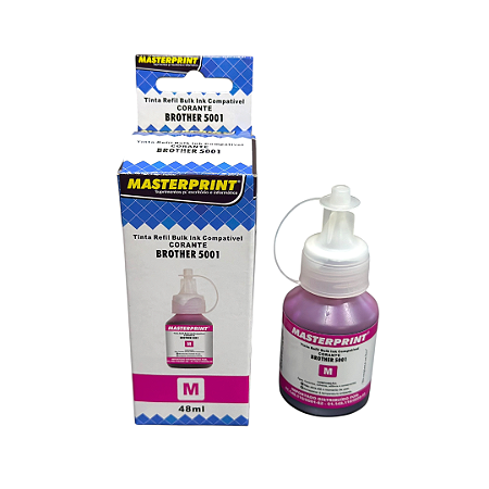 Refil de tinta para Brother T300 T420 T710w 48ml Magenta