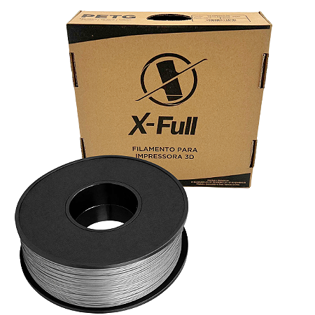 Filamento 3D PETG Prata XFULL