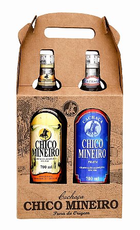 Cachaça Chico Mineiro - Kit 2 garrafas - 700ml
