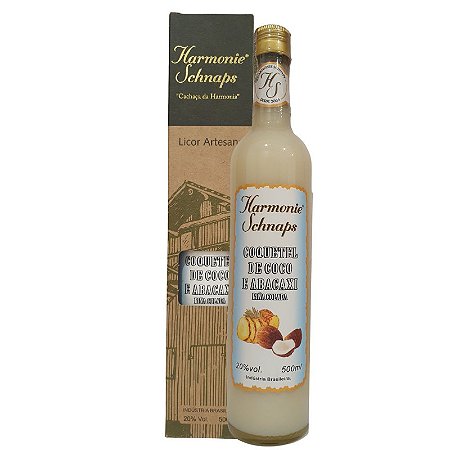Licor Harmonie Schnaps - Abacaxi com coco - 500ml