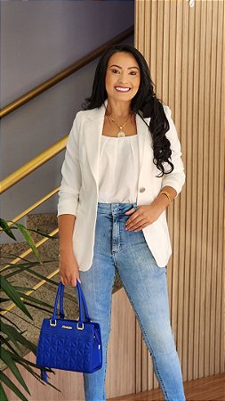 Blazer Alfaiataria Branco
