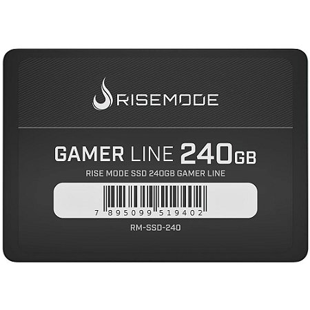 SSD RISE MODE GAMER LINE 240GB - RM-SSD-240 - Rise Mode - Loja Oficial