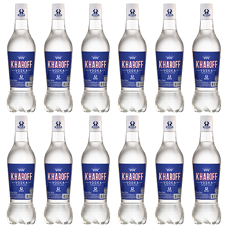Vodka Tridestilada Kharoff x12 - 900mL