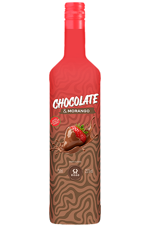 Coquetel de Chocolate com Morango Risso 750ml