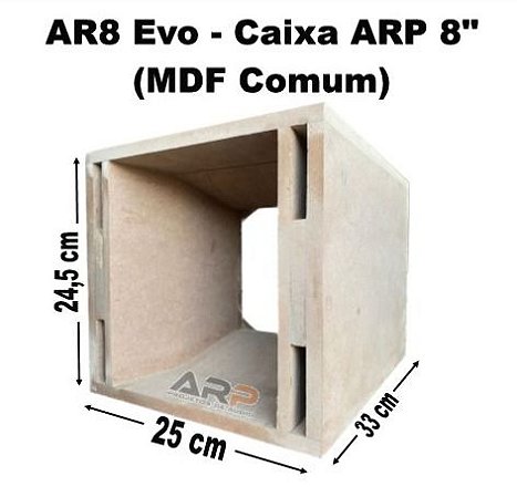 Caixa ARP 8'' AR8 Evo Mdf Comum