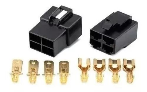 Conector  4 Vias Com Terminais