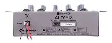 Mesa De Som LL Automix A502R 12V 5 Canais BT - LL Audio