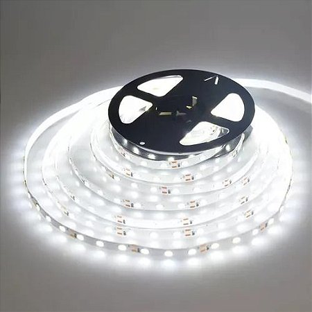 Fita Super Led 5050 Branco Frio 300 Leds 5m