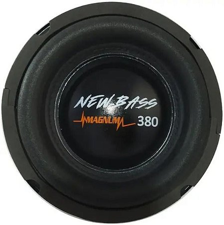 Alto Falante Subwoofer 10 Polegadas New Bass 380w Grave Trio Magnum