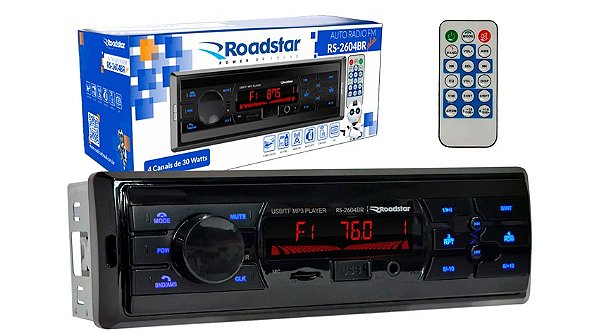 Auto Rádio Roadstar RS-2604BR Plus