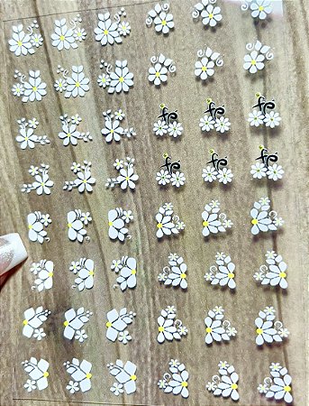 Adesivos³D cartelão-médio com 60 (uni)