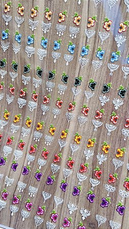 Adesivos³D Mega-Cartelão com 240 (uni).