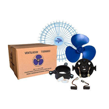 Kit Completo Peças De Reposição Do Ventilador Tornado 12/24v