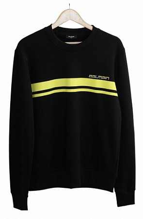 BALMAIN GRAPHIC PRINT SWEATSHIRT