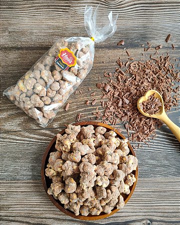 Pipoca Gourmet com Chocolate Ao Leite e Ninho