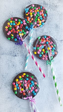 Pirulito Ao Leite com Confetes