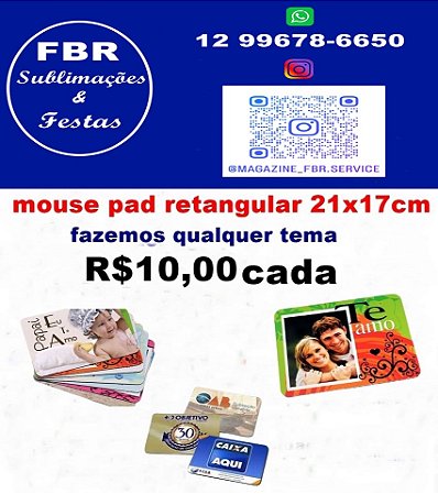 MOUSE PAD RETANGULAR 21X17