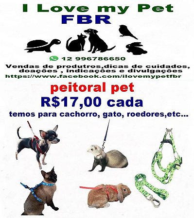 PEITORAL PARA PET