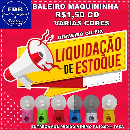 baleiro maquininha em promoção