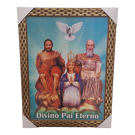 Quadro Decorativo Divino Pai Eterno 35x45cm