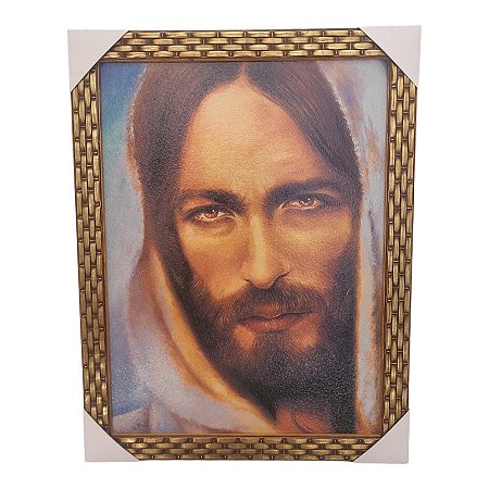 Quadro Decorativo Face De Jesus Nazareno 35x45Cm