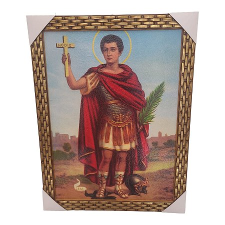 Quadro Decorativo Santo Expedito 35x45cm