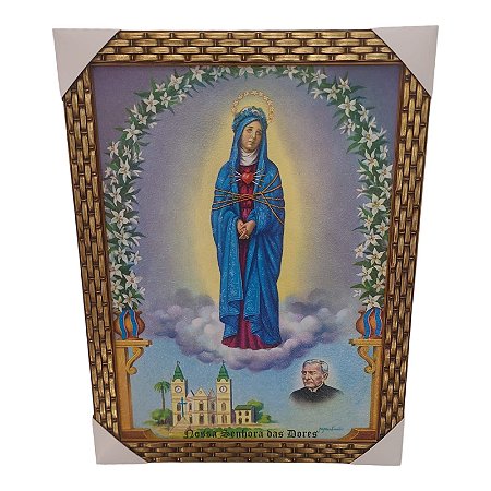 Quadro Decorativo Nossa Senhora Das Dores 35x45cm
