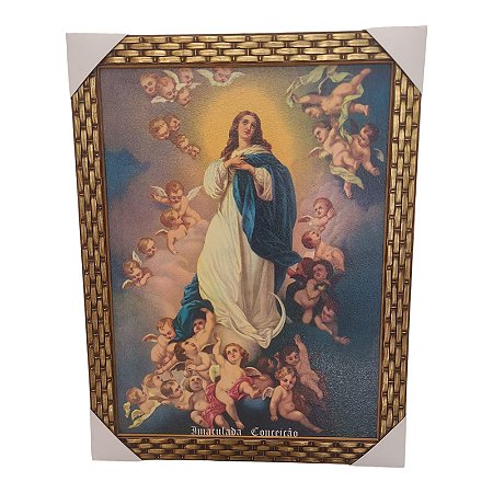 Quadro Decorativo Nossa Senhora Da Conceição 35x45cm