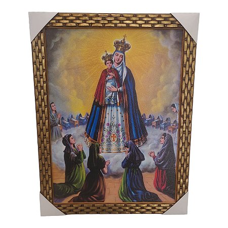 Quadro Decorativo Nossa Senhora Do Bom Parto 35x45cm