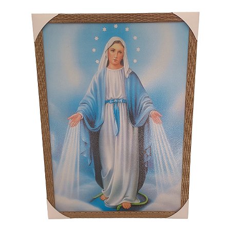 Quadro Decorativo Nossa Senhora Das Graças 50x70cm