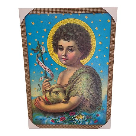Quadro Decorativo 50x70Cm São João Menino