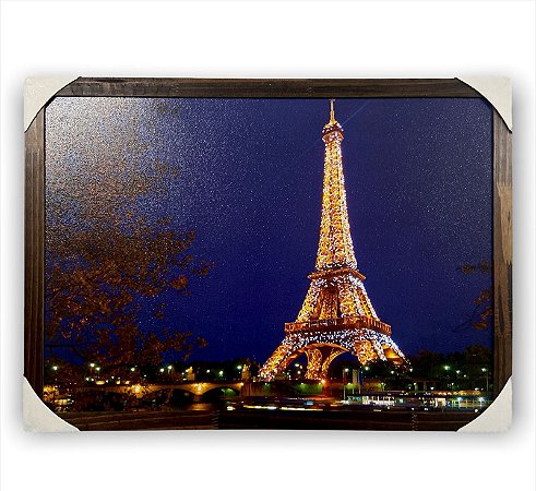 Quadro Decorativo Torre Eiffel Paris França 50x70cm