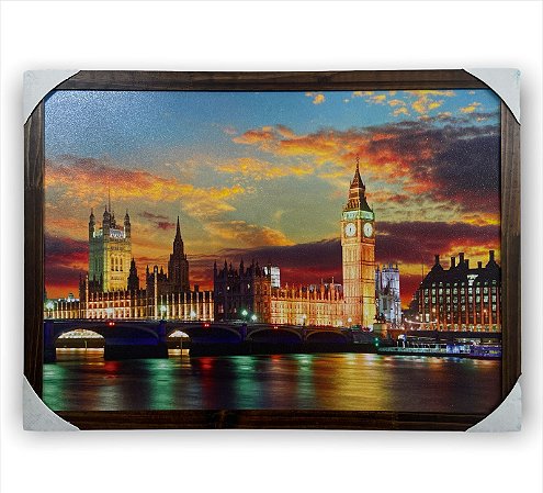 Quadro Decorativo Big Ben Londres 50x70 Cm