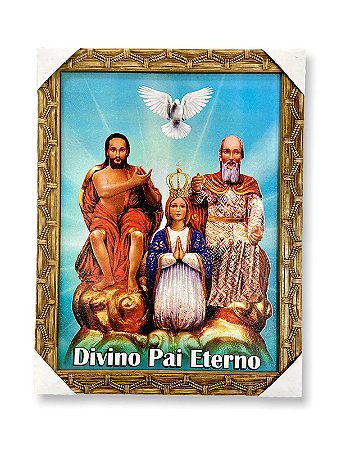 Quadro Divino Pai Eterno Decorativo 30x40cm