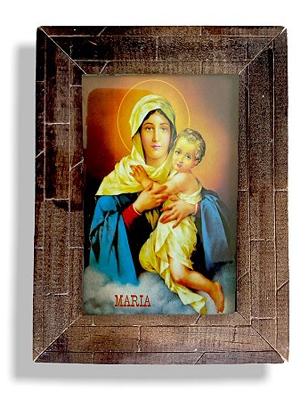 Quadro Mãe Rainha Decorativo Com Vidro 20x15