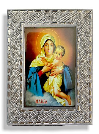 Quadro Mãe Rainha Decorativo Com Vidro 20x15