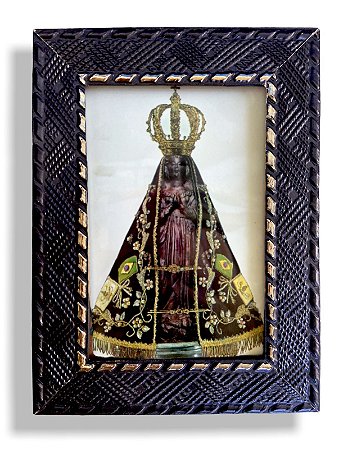 Quadro Nossa Senhora Aparecida Decorativo com Vidro 20x15