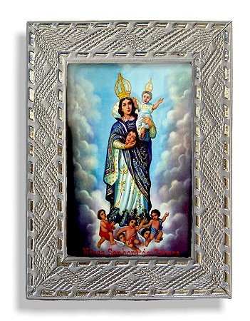Quadro Nossa Senhora Da Cabeça Decorativo com Vidro 20x15