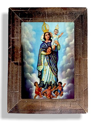 Quadro Nossa Senhora Da Cabeça Decorativo com Vidro 20x15