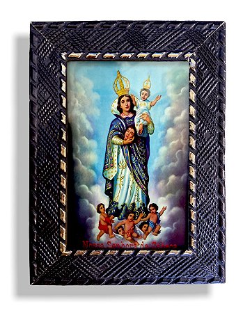 Quadro Nossa Senhora Da Cabeça Decorativo com Vidro 20x15