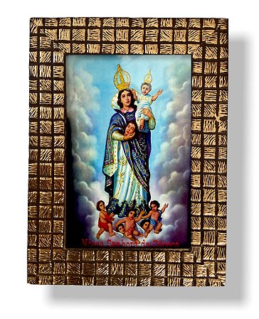 Quadro Nossa Senhora Da Cabeça Decorativo com Vidro 20x15