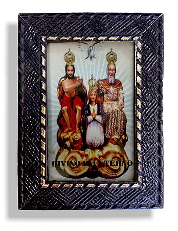 Quadro Decorativo Divino Pai Eterno Com Vidro  Pequeno 20x15