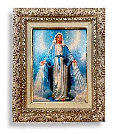 Quadro Graças Decorativo Religioso Parede 43x38cm