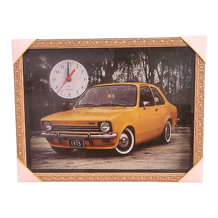 Quadro Relógio Carro Antigo Chevette Tuning 35x45Cm