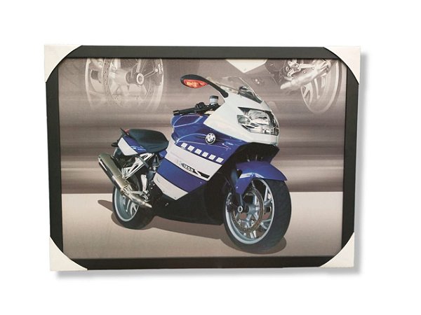 Quadro Decorativo De Parede BMW K 1200 S 2005 53x73
